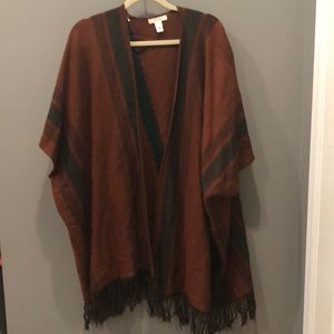 Forever 21 women’s medium rust/green sweater